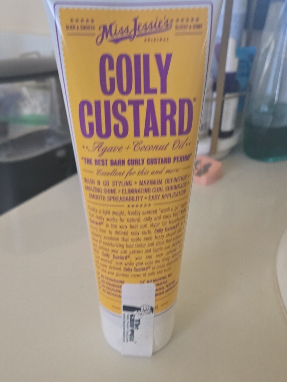 Coily Custard – Yellow Styling Custard for Curly Hair